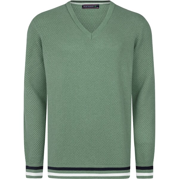 Felix Hardy Sveter zelená / čierna / biela 58259168