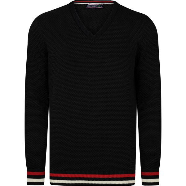 Felix Hardy Sveter tmavočervená / čierna / biela 58259169