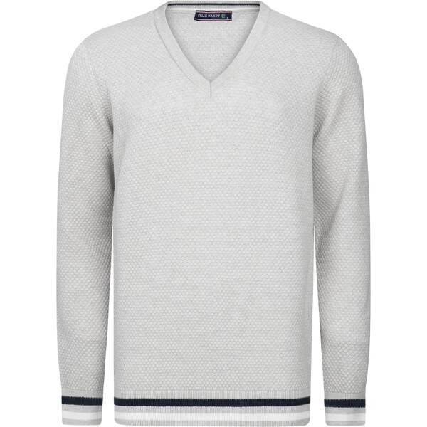 Felix Hardy Sveter svetlosivá / čierna / biela 58259164