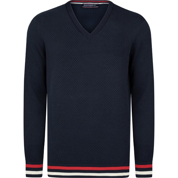 Felix Hardy Sveter námornícka modrá / červená / biela 58259167