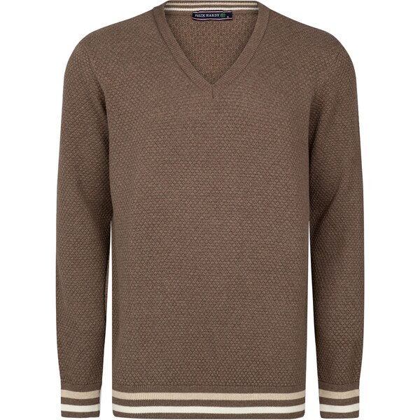 Felix Hardy Sveter béžová / hnedá / biela ako vlna 58259162