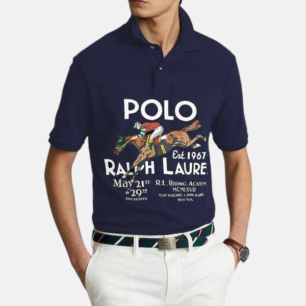 Pánské modré polo triko Ralph Lauren 56030 58263679