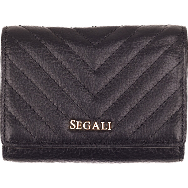 SEGALI Dámska kožená peňaženka 50514 black 66580488