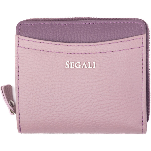 SEGALI Dámska kožená peňaženka 7544 B orchid/rose 66592355