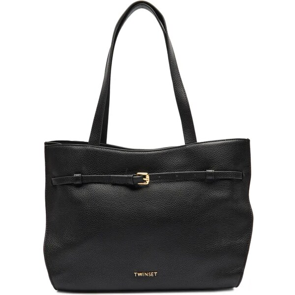 TWINSET Kožená shopper kabelka 58274721