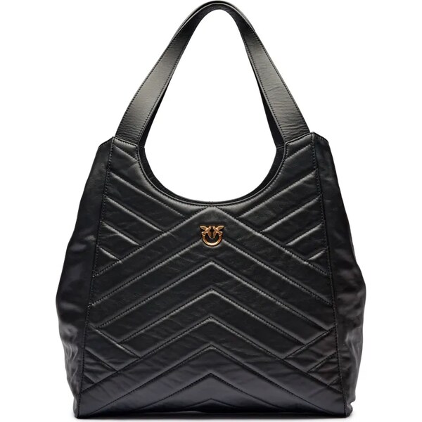 Pinko Kožená shopper kabelka PUZZLE 58274694