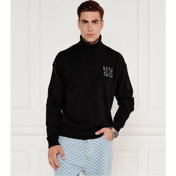 HUGO Vlnený sveter San Toby-L | Relaxed fit 58274706