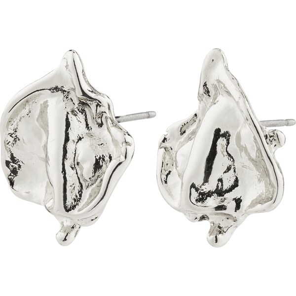 Pilgrim Náušnice Lavender strieborná 58275932