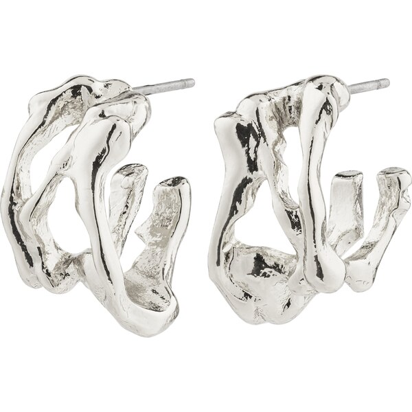 Pilgrim Náušnice Fotini strieborná 58275949