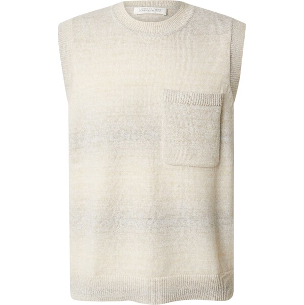 Guido Maria Kretschmer Men Sveter Gustav béžová melírovaná / sivá 58422332