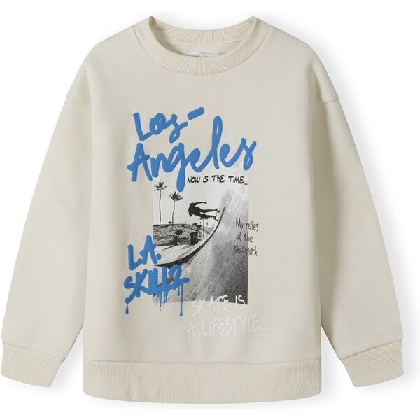 MINOTI Mikina béžová / piesková / modrá / čierna 58275959