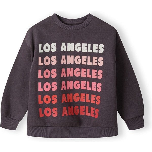 MINOTI Mikina tmavosivá / ružová / biela 58275977