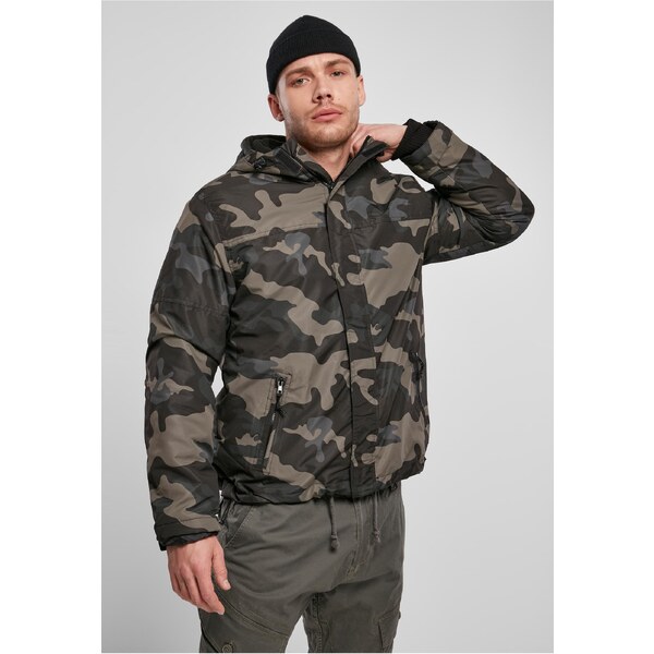 Brandit Windbreaker with darkcamo front zipper 58233006