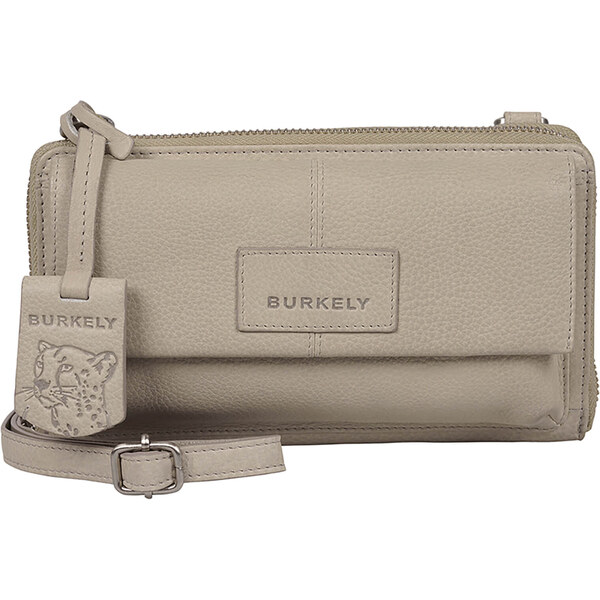 Dámska kožená crossbody kabelka s peňaženkou Burkely Biddy - svetlo 58297858