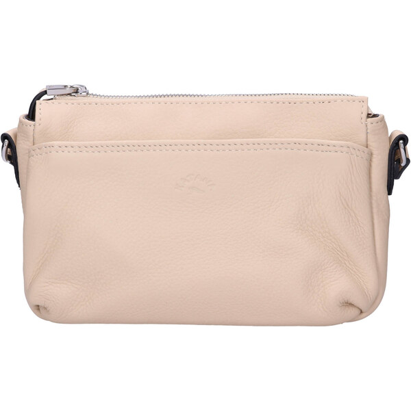 Kožená dámska crosbody kabelka Katana Alles - béžová 58298070