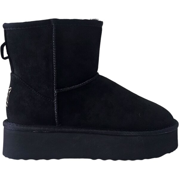 Zateplené členkové čižmy - Kapce Laura Biagiotti Micro Black 58297759