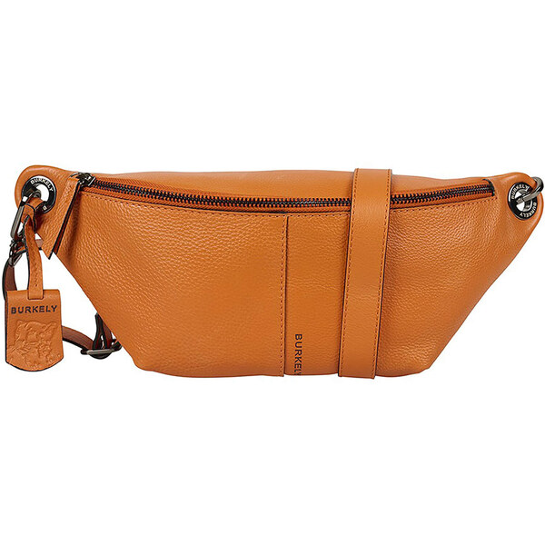 Dámska kožená ľadvinka Burkely Maxima - oranžová 58297844