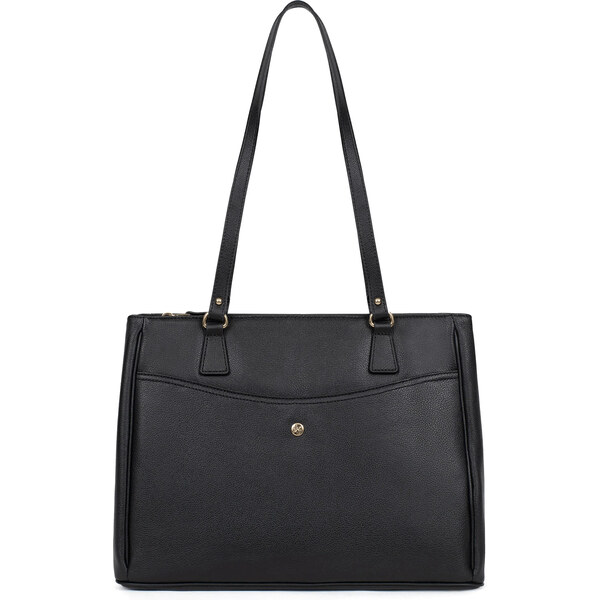 Dámska kožená kabelka Hexagona Samea - čierna 58297934