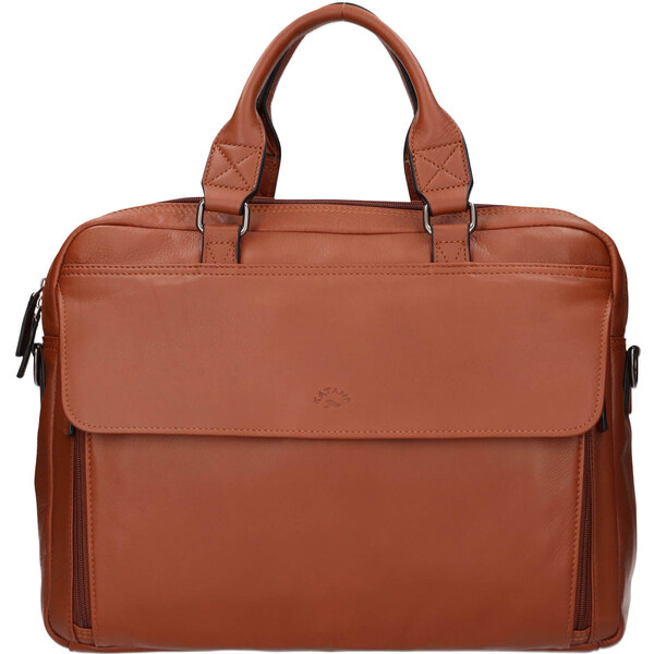 Pánska kožená taška cez rameno Katana Bojan - koňak 58298138