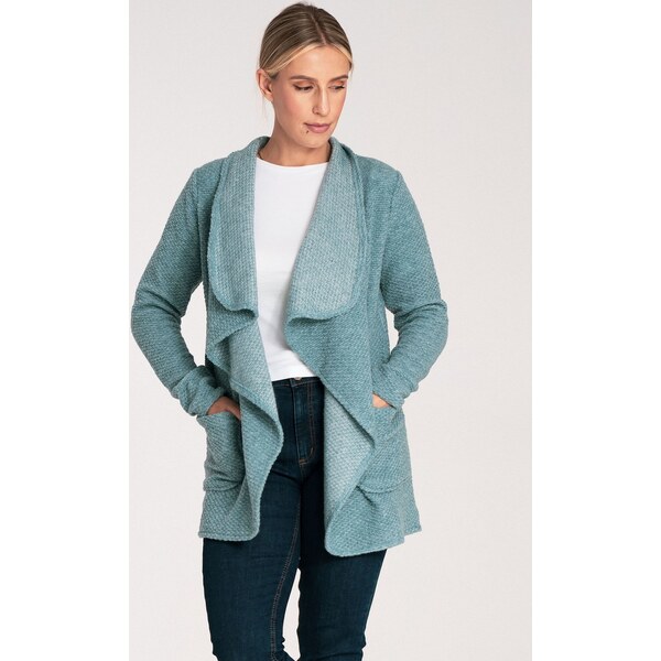 FIGL Mätový dámsky pletený kardigán M1043 mint 58321592