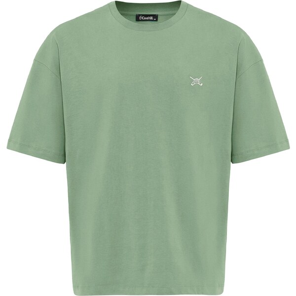 Cool Hill Tričko zelená / biela 60440216