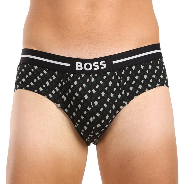 3PACK pánske slipy BOSS viacfarebné (50520164 975) 58312795