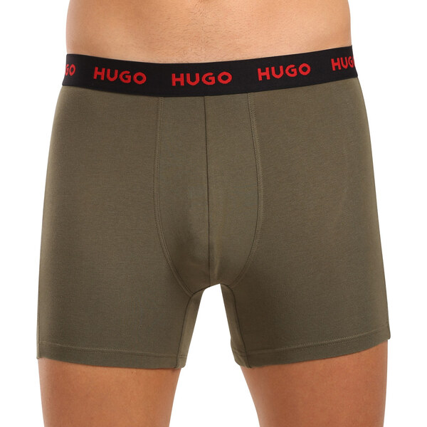 3PACK pánske boxerky HUGO viacfarebné (50517886 966) 58312800