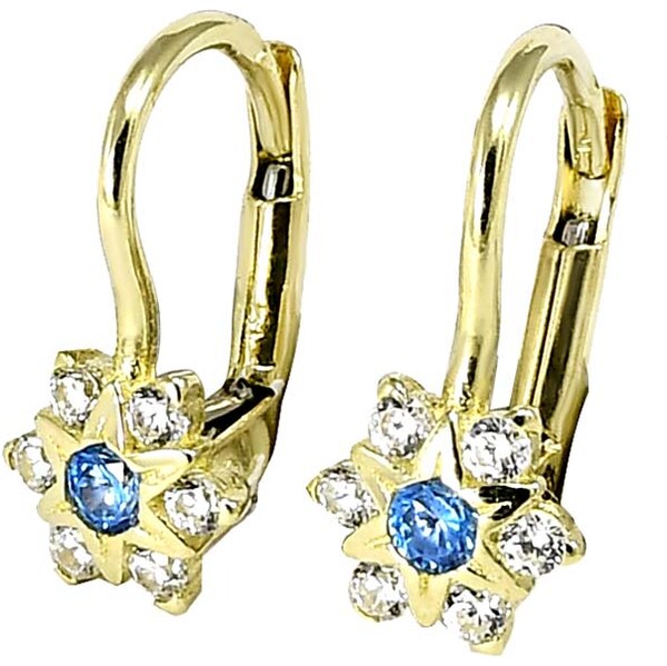 zlaté náušnice detské Glare 91 51197082