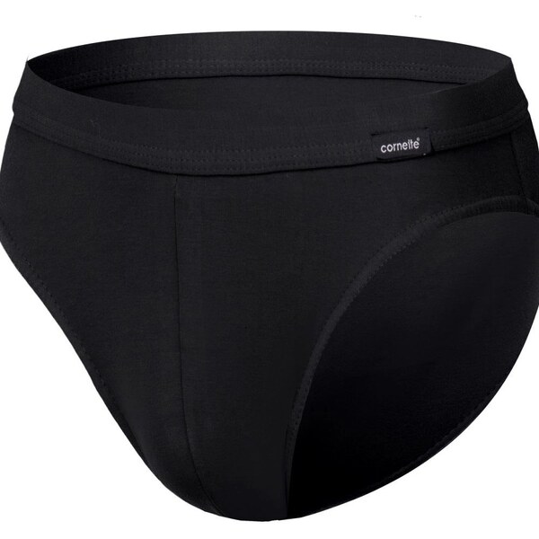 CORNETTE Pánske slipy 226 Authentic mini black 58325515