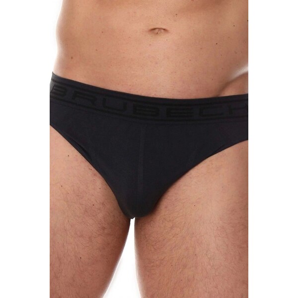 BRUBECK Pánske slipy 00290A dark graphite 58325554