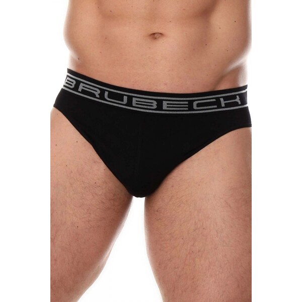 BRUBECK Pánske slipy 00290A black 58325555