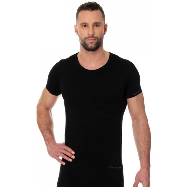 BRUBECK Pánske tričko 00990A black 58325561