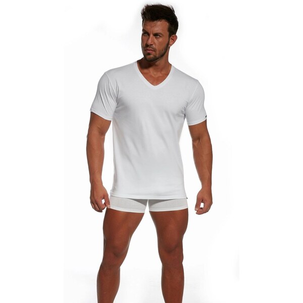 CORNETTE Pánske tričko 201 Authentic new white 58325609