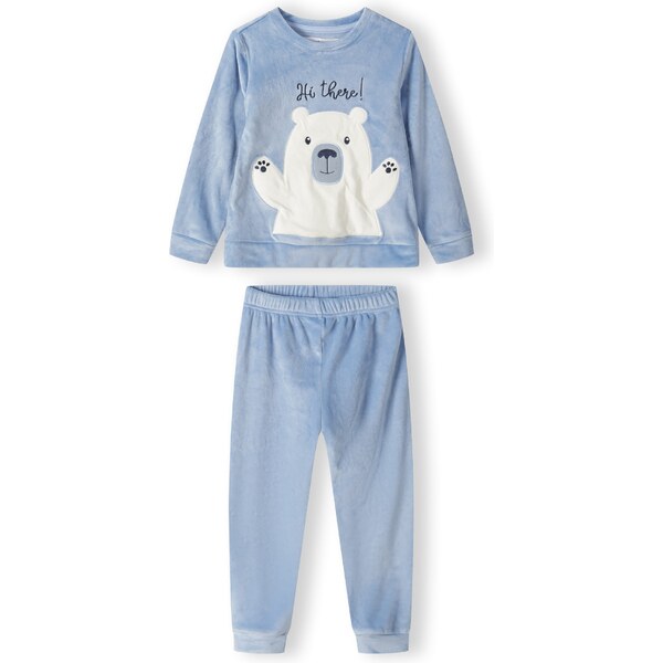 MINOTI Pyžamo svetlomodrá / biela 58337101