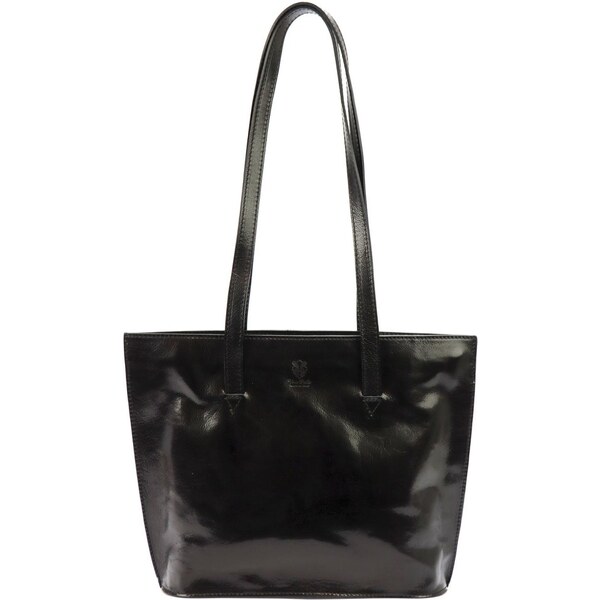 FLORENCE Dámská kožená kabelka Ester čierna 58314253