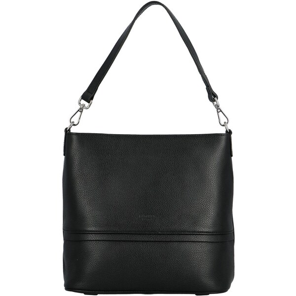 Dámska kožená kabelka na rameno čierna - Katana Bonasta čierna 58373593