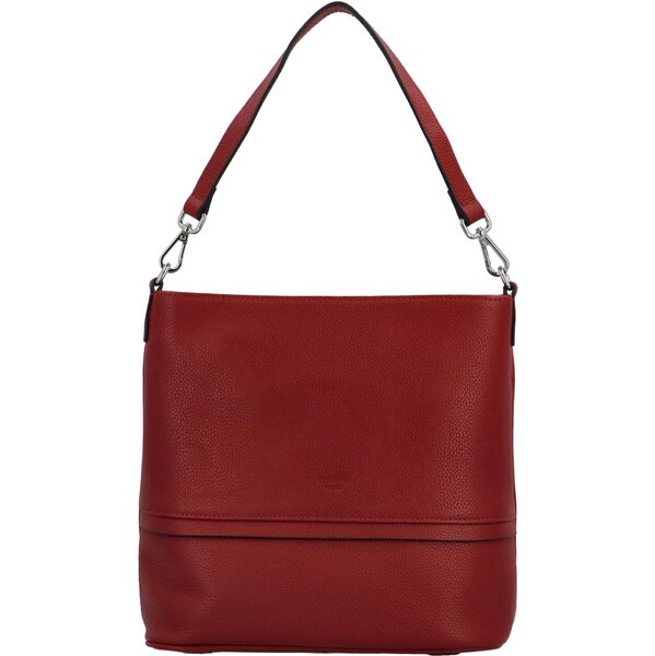 Dámska kožená kabelka na rameno červená - Katana Bonasta červená 58373594