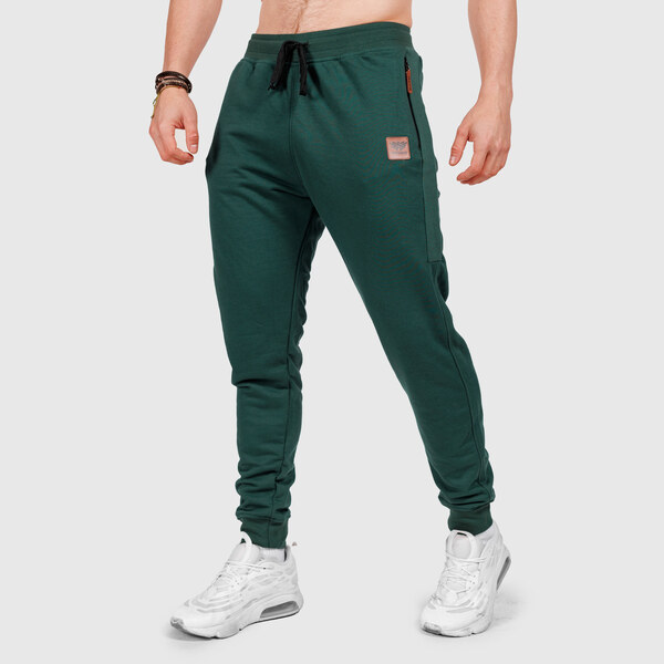 Pánske tepláky Iron Aesthetics Grade, zelené 58354592