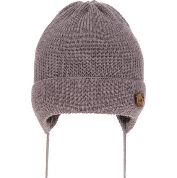 AGBO Chlapčenská jesenná/jarná čiapka šedá Frafi 58357019