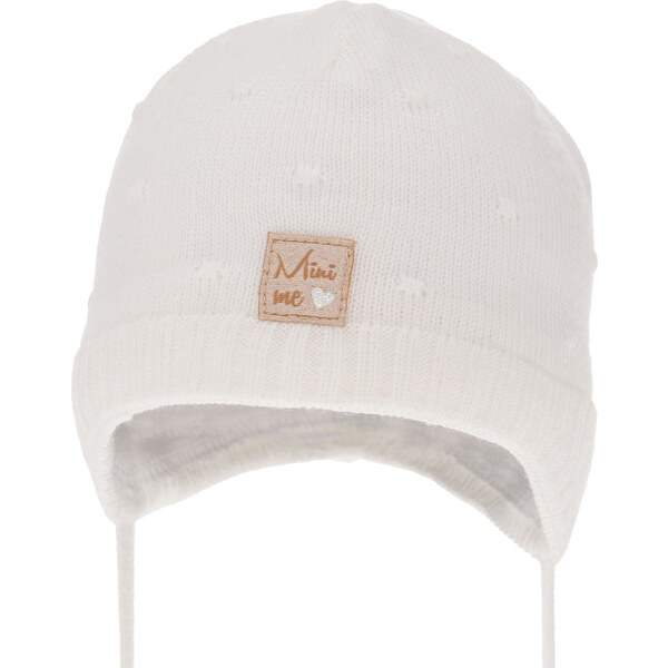 AGBO Dievčenská jesenná/jarná čiapka bílá Celine 58357104
