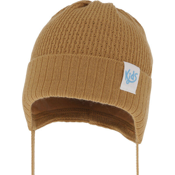 AGBO Chlapčenská jesenná/jarná čiapka camel Galvani 58357108