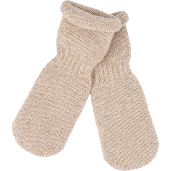 Vlnka Novorodenecké ponožky s kašmírom hnedá veľkost deti 0 - 6 58396999