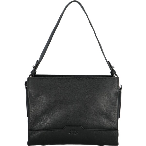 Dámska kožená kabelka na rameno čierna - Katana Ruxanda čierna 58396829