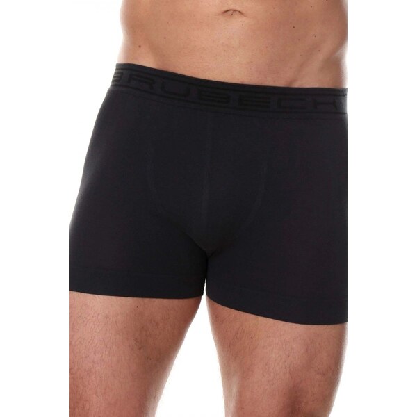 BRUBECK Pánske boxerky 00501A dark graphite 58361723
