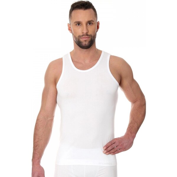 BRUBECK Pánsky nátelník 00540A white 58361748