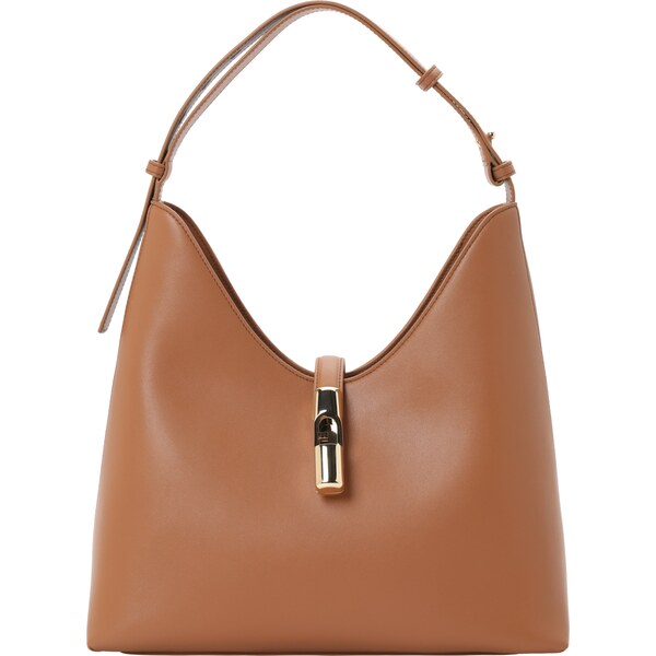 FURLA Kabelka na rameno GOCCIA svetlohnedá 58426719