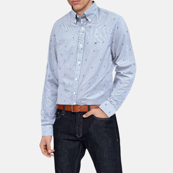 Pruhovaná košile Tommy Hilfiger 56039 58366472