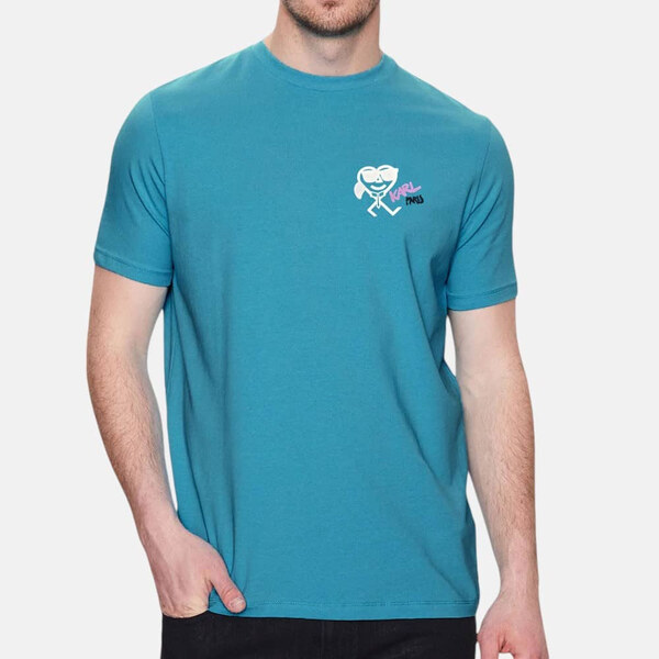 Pánské zelené triko Karl Lagerfeld 56041 58367519