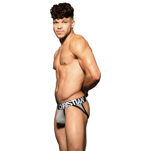 Pánske jocksy Andrew Christian sivé DOORBUSTER! (92930-HGR) 61232924