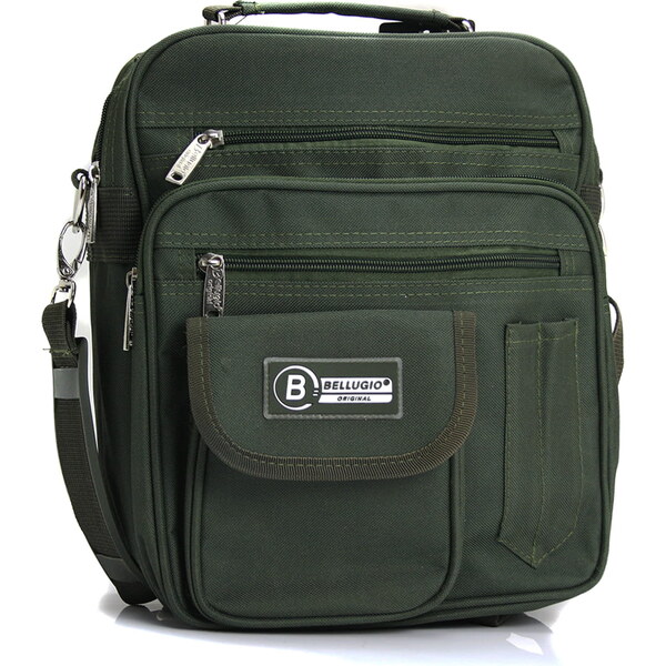Pánska taška cez rameno khaki - Bellugio Darkos Khaki 59060635